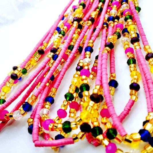 Pink Bliss Waist Beads